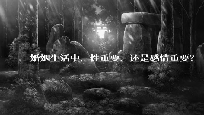 婚姻生活中，性重要，还是感情重要？